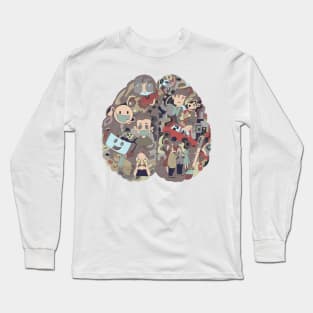 Quarantine Brain Long Sleeve T-Shirt